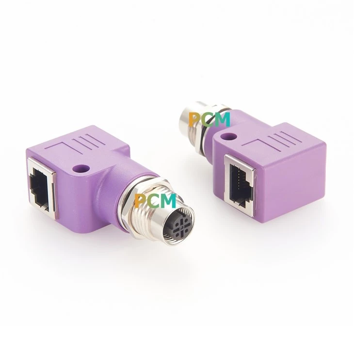 M12 D-Code To RJ45 Panel Mount Adapter best