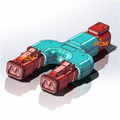 Deutsch DT Series 2 Way Y Splitter Connector