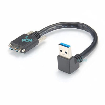 USB3.0 Ongl Sgwâr i Gebl Micro-B