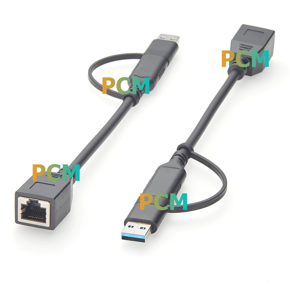 USB-C USB-A To RJ45 Gigabit Ethernet Adapter